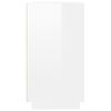 vidaXL Dulap, alb extralucios, 80x34x75 cm, lemn prelucrat