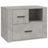 vidaXL Noptieră, gri beton, 60x36x45 cm, lemn prelucrat