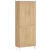 vidaXL Dulap &icirc;nalt, stejar sonoma, 69,5x34x180 cm, lemn compozit