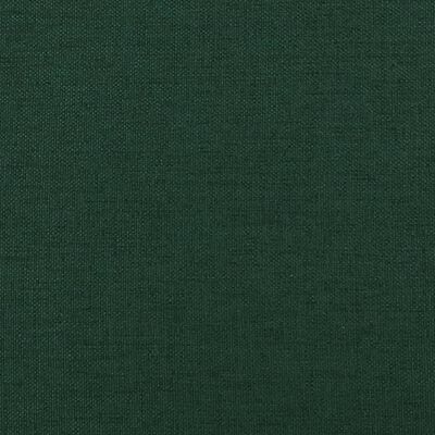 vidaXL Taburet, verde închis, 60x60x36 cm, material textil