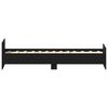 vidaXL Cadru pat fără saltea Stejar negru 90x190 cm Lemn prelucrat