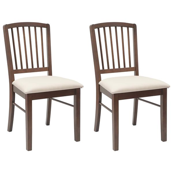 vidaXL Scaune de dining 2 pcs Maro deschis 50 x 52,5 x 91 cm