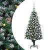 vidaXL Brad de Crăciun artificial Verde 180 cm PVC și Oțel și Plastic
