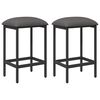 vidaXL Scaun de bar 2 buc. Gri deschis 40 x 32 x 74 cm Lemn prelucrat