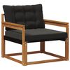vidaXL Set de canapele de exterior Lemn solid de Acacia și Textilene