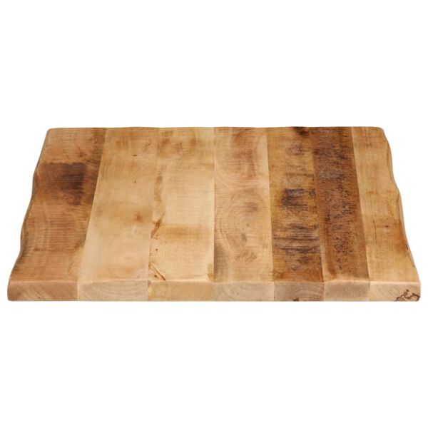 vidaXL Blat de masă contur natural 90x60x3,8 cm lemn masiv mango brut