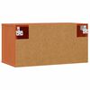 vidaXL Dulap de perete Maroniu cerat 60 x 30 x 30 cm Lemn de pin masiv