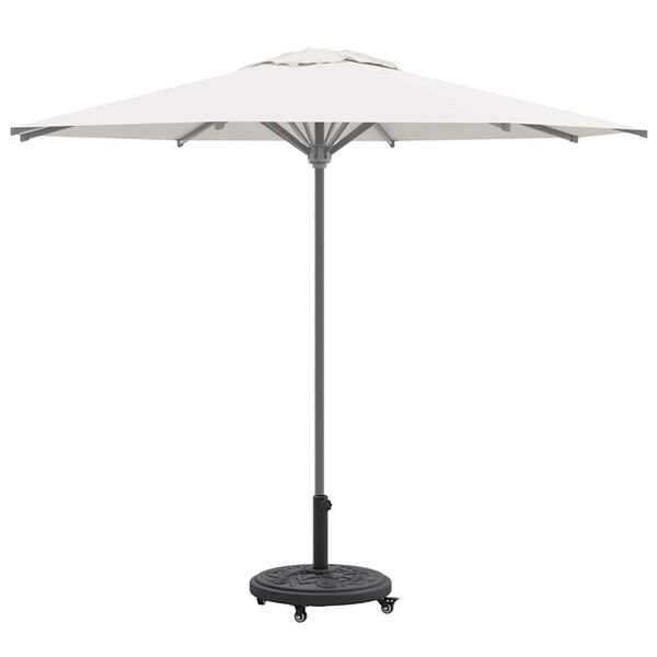 vidaXL Bază pentru umbrelă Art Deco Negru &Oslash; 45 x 39,5 cm Fier
