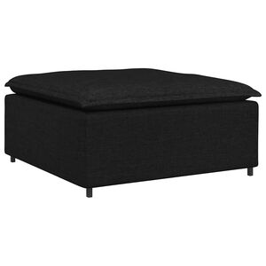 vidaXL Modul taburet modular pentru canapea, negru, 100x100x48 cm