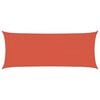 vidaXL P&acirc;nză parasolar, cărămiziu, 2x5 m, HDPE, 160 g/m&sup2;