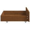 vidaXL Cadru de pat cu 2 sertare, maro miere 200x200 cm lemn masiv pin
