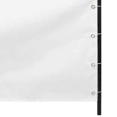 vidaXL Paravan de balcon, alb, 160 x 240 cm, țesătură oxford