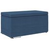 vidaXL Taburet albastru 81 x 41 x 40 cm Stofă și lemn prelucrat