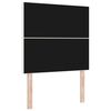 vidaXL Tăblie cap cu headboard Crem 100 cm Piele artificială