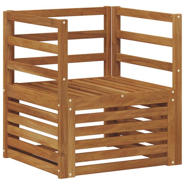 vidaXL Set de canapele de exterior natural 67 x 63 x 73 cm
