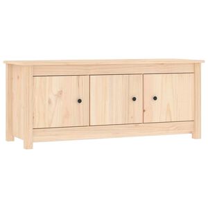 vidaXL Dulap pentru pantofi, 110x38x45,5 cm, lemn masiv de pin