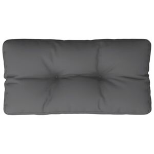 vidaXL Pernă de paleți, antracit, 70x40x12 cm, material textil