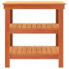 vidaXL Banc de lucru Maroniu cerat 78,5 x 50 x 80 cm Lemn de pin masiv