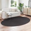 vidaXL Covoare de zonă Oval HUARTE Antracit 230 x 160 cm