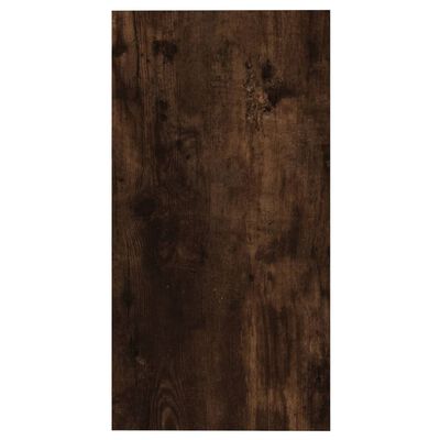 vidaXL Masă laterală, stejar fumuriu, 50x26x50 cm, lemn compozit