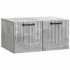 vidaXL Oglindă TV montată pe perete Gri Beton 59,5 x 41 x 30 cm
