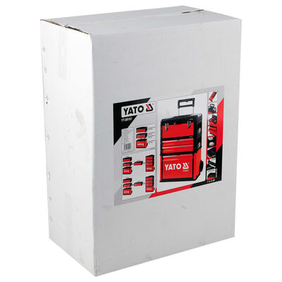 YATO Cărucior pentru cutia cu scule, 3 sertare,52x32x72 cm