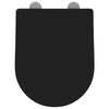vidaXL Capacul de toaletă Negru 48 x 36,5 x 4,5 cm Polipropilenă