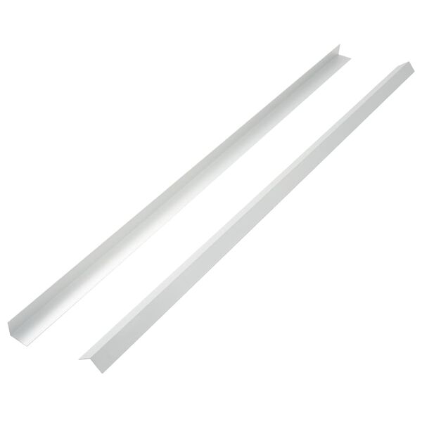 vidaXL Margini cornier pentru podea 5 buc. argintiu 170 cm aluminiu