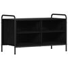 vidaXL Cabinet TV 140 x 39,5 x 50 cm Stejar Negru Lemn prelucrat