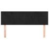 vidaXL Tăblii de pat, negru, 144x5x78/88 cm, catifea