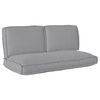 vidaXL Set de perne Material Oxford Gri 120 x 60 x 52 cm