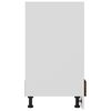 vidaXL Dulap pentru cuptor "Riga" stejar fumuriu 60x46x81,5 cm