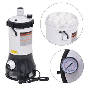 vidaXL Pompă de filtrare pentru piscine, 185 W, 4,4 m&sup3;/h