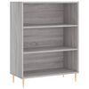 vidaXL Bibliotecă, sonoma gri, 69,5x32,5x90 cm, lemn compozit