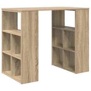 vidaXL Birou Stejar Sonoma Lemn prelucrat 90 x 50 x 75 cm
