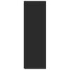 vidaXL Dulap de colț, negru, 33x33x100 cm, PAL