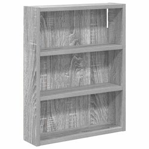 vidaXL Dulap de perete pentru baie Sonoma gri 40 x 10 x 50 cm