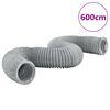 vidaXL Conductă de evacuare, 6 m, &Oslash;20 cm, PVC
