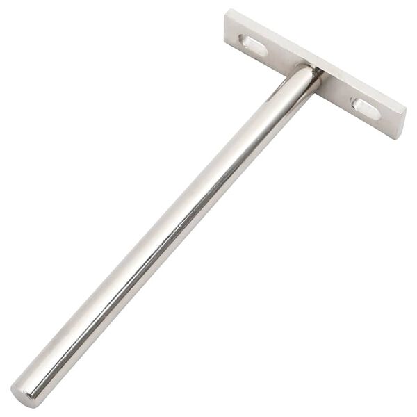 vidaXL Suporturi pentru rafturi plutitoare 12buc Oțel carbon invizibil