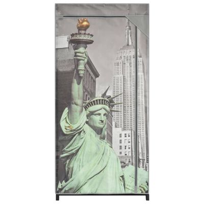 vidaXL Șifonier New York, 75 x 45 x 160 cm, material textil