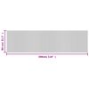 vidaXL Covor dreptunghiular, gri, 80x300 cm, bambus