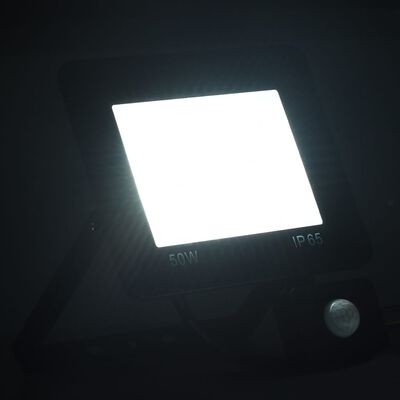 vidaXL Proiector LED cu senzor, 50 W, alb rece