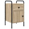 vidaXL Dulap de noapte Stejar Sonoma 35 x 36,5 x 61 cm Lemn prelucrat