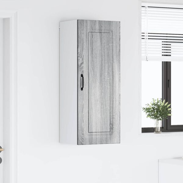 vidaXL Dulap de bucătărie Kalmar Gri Sonoma 40 x 31 x 100 cm