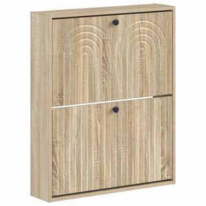 vidaXL Dulap pentru pantofi montat pe perete ALKMAAR 71 x 17 x 86 cm