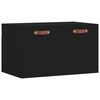 vidaXL Dulap de perete, negru, 60x36,5x35 cm, lemn prelucrat