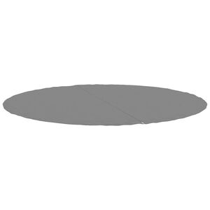 vidaXL Acoperire geotextil piscină, gri deschis, &Oslash;244 cm, poliester