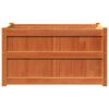 vidaXL Jardiniere de grădină, 2 buc., maro ceruit, lemn masiv de pin