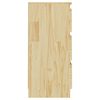 vidaXL Noptieră, 40x29,5x64 cm, lemn masiv de pin