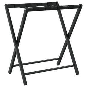vidaXL Suport pentru bagaje, negru, 68,5x38x58 cm, bambus